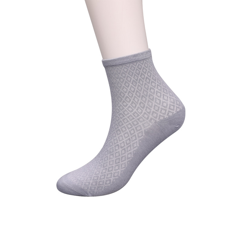 Tas Nilon Serat Bambu Lembut, Kaus Kaki Wanita Kasual Berlian Kecil Tipis, Kaus Kaki Wanita Jahitan Tangan WSD1689