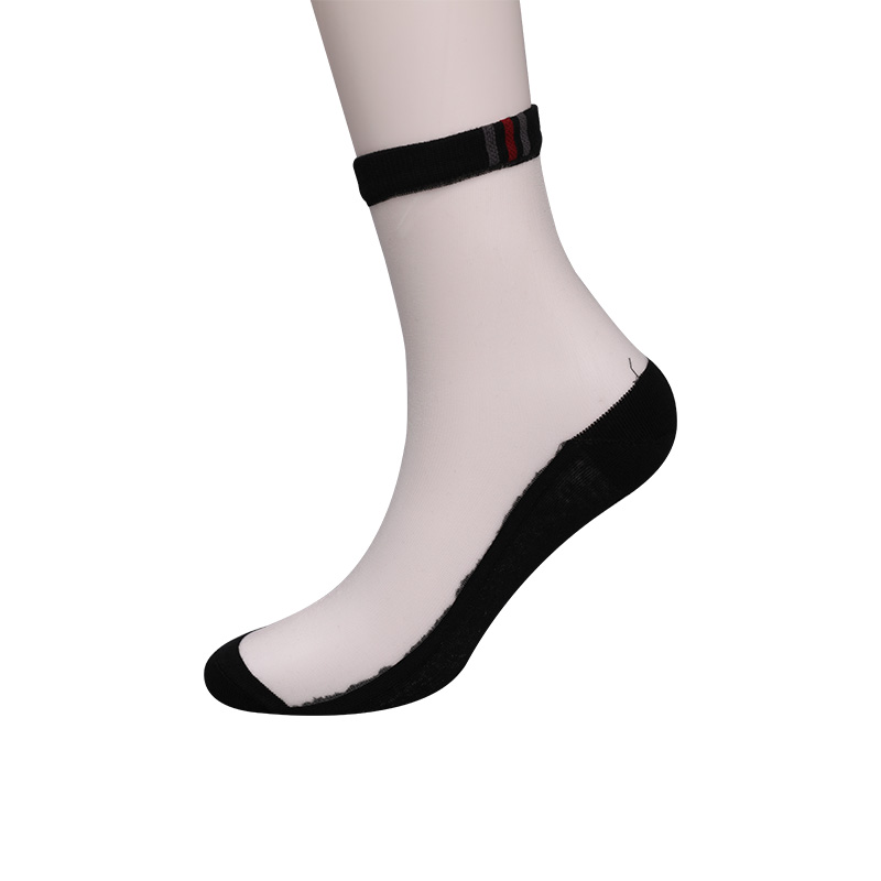 Stoking Pria Bawahan Katun Musim Semi dan Musim Panas Kasual Fashion Luokou Stoking Pria Sol Anti-selip Bunga Bergaris Vertikal WSD2711