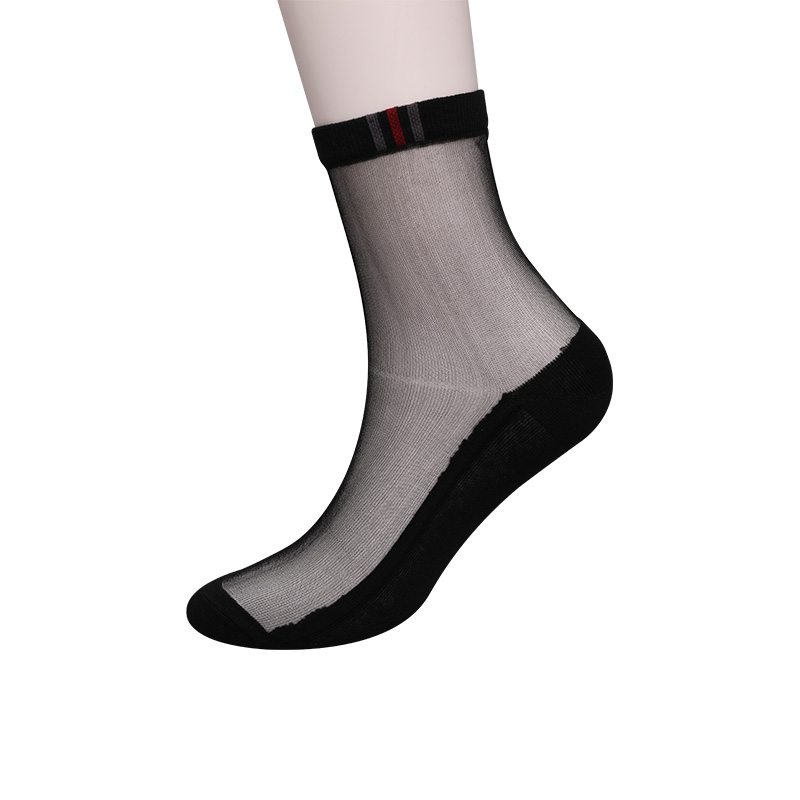 Stoking Pria Bawahan Katun Musim Semi dan Musim Panas Kasual Fashion Luokou Stoking Pria Sol Anti-selip Bunga Bergaris Vertikal WSD2711