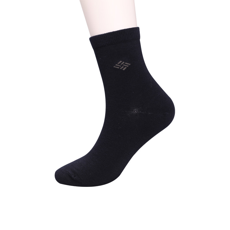 Kaus Kaki Amonia Dibungkus Katun Katun Combed 98% Benang Katun Jacquard Kecil Kaus Kaki Pria Musim Gugur dan Musim Dingin Jahitan Tangan WSD2581