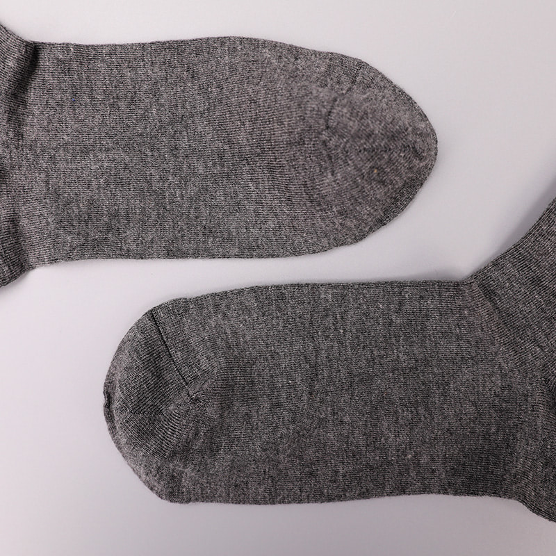 Kaus Kaki Pria Musim Gugur dan Musim Dingin Jahitan Tangan Jacquard Cetak 3D Imitasi Spandeks Dibungkus Nilon Sutra Putar Lembut WSD2850