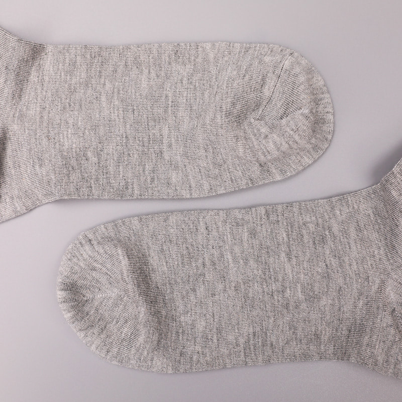 Kaus Kaki Pria Musim Gugur dan Musim Dingin Jahitan Tangan Jacquard Cetak 3D Imitasi Spandeks Dibungkus Nilon Sutra Putar Lembut WSD2850