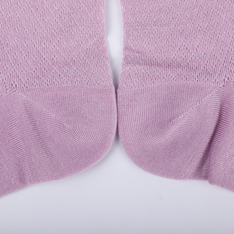 Tas Nilon Serat Bambu Lembut, Kaus Kaki Wanita Kasual Berlian Kecil Tipis, Kaus Kaki Wanita Jahitan Tangan WSD1689