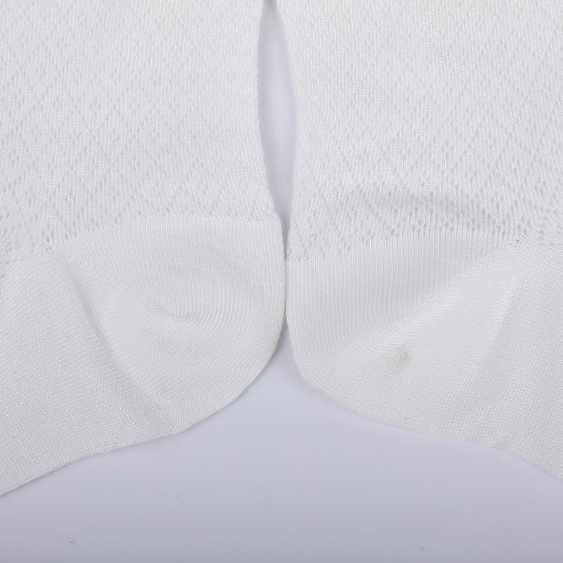 Tas Nilon Serat Bambu Lembut, Kaus Kaki Wanita Kasual Berlian Kecil Tipis, Kaus Kaki Wanita Jahitan Tangan WSD1689